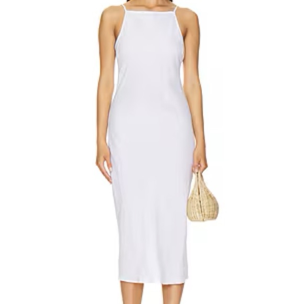 James Perse midi dress in Pearl
